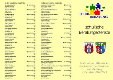 Flyer Schulberatung