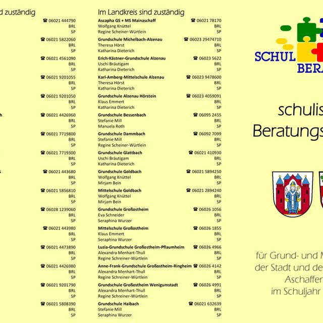 Flyer Schulberatung 